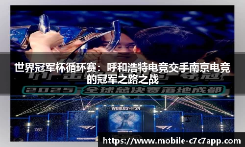 世界冠军杯循环赛：呼和浩特电竞交手南京电竞的冠军之路之战